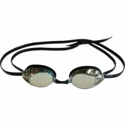 CHILLIEZ Schwimmbrille RACING MIRROR Aqua-silver Verspiegelt