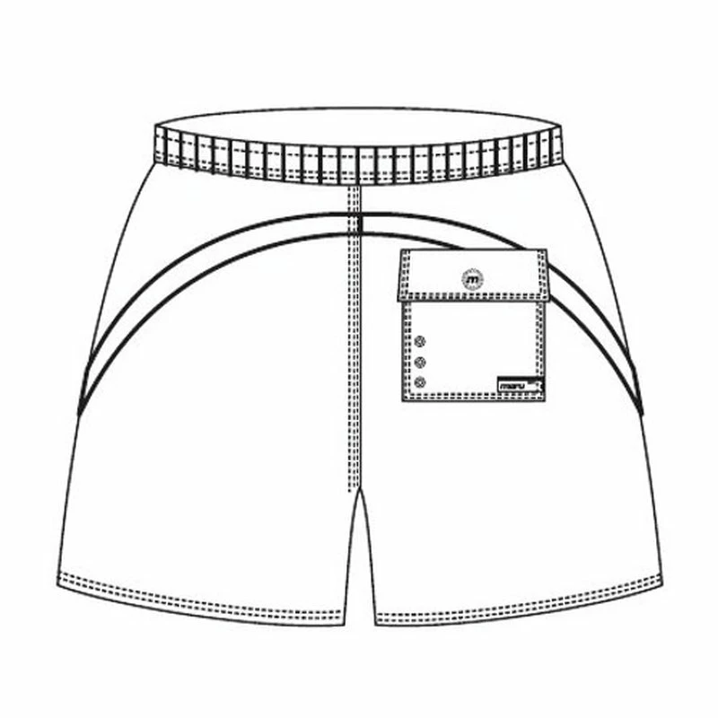 Maru Herren Badeshort HARLEY 19" Sage 4 Maru Herren Badeshort HARLEY 19" Sage – Bild 2