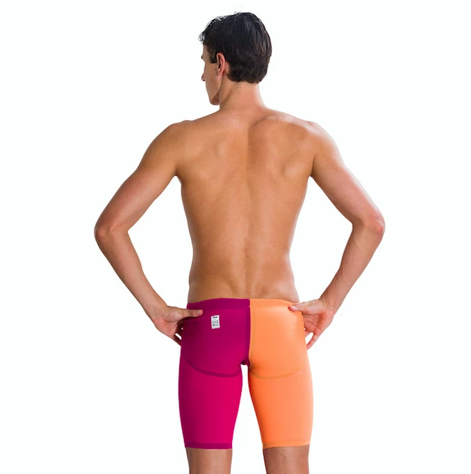Speedo LZR Racer Elite 2 Jammer Magenta-fluo Orange 4 Speedo LZR Racer Elite 2 Jammer Magenta-fluo Orange – Bild 2