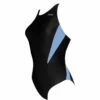 Chilliez Badeanzug DUO Schwarz-hellblau Schwimmtraining -ALL4SWIM Verkäufe Chilliez Badeanzug DUO schwarz gelb Schwimmtraining 539 01