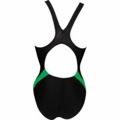 Chilliez Badeanzug DUO Schwarz-grün Schwimmtraining -ALL4SWIM Verkäufe Chilliez Badeanzug DUO schwarz hellblau Schwimmtraining 540 03