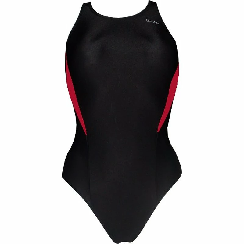 Chilliez Badeanzug DUO Schwarz-rot Schwimmtraining 4 Chilliez Badeanzug DUO Schwarz-rot Schwimmtraining – Bild 2