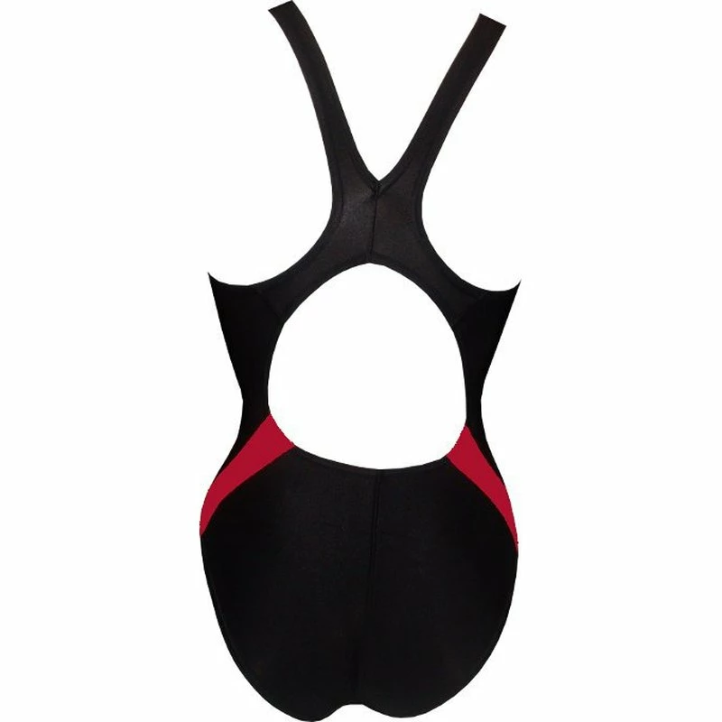 Chilliez Badeanzug DUO Schwarz-rot Schwimmtraining 5 Chilliez Badeanzug DUO Schwarz-rot Schwimmtraining – Bild 3