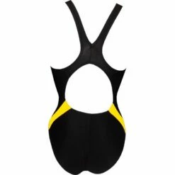 Chilliez Badeanzug DUO Schwarz-gelb Schwimmtraining -ALL4SWIM Verkäufe Chilliez Badeanzug DUO schwarz orange Schwimmtraining 541 03