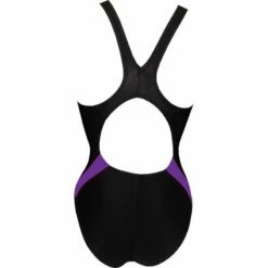 Chilliez Badeanzug DUO Schwarz-lila Schwimmtraining -ALL4SWIM Verkäufe Chilliez Badeanzug DUO schwarz royal Schwimmtraining 536 03