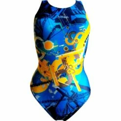 ALL4SWIM Verkäufe 30 Chilliez Badeanzug GRAVITY Blau Schwimmtraining