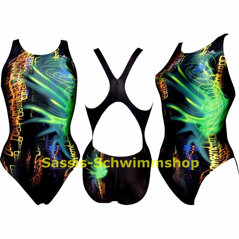 Chilliez Badeanzug STORMY Green Schwimmtraining 3 Chilliez Badeanzug STORMY Green Schwimmtraining