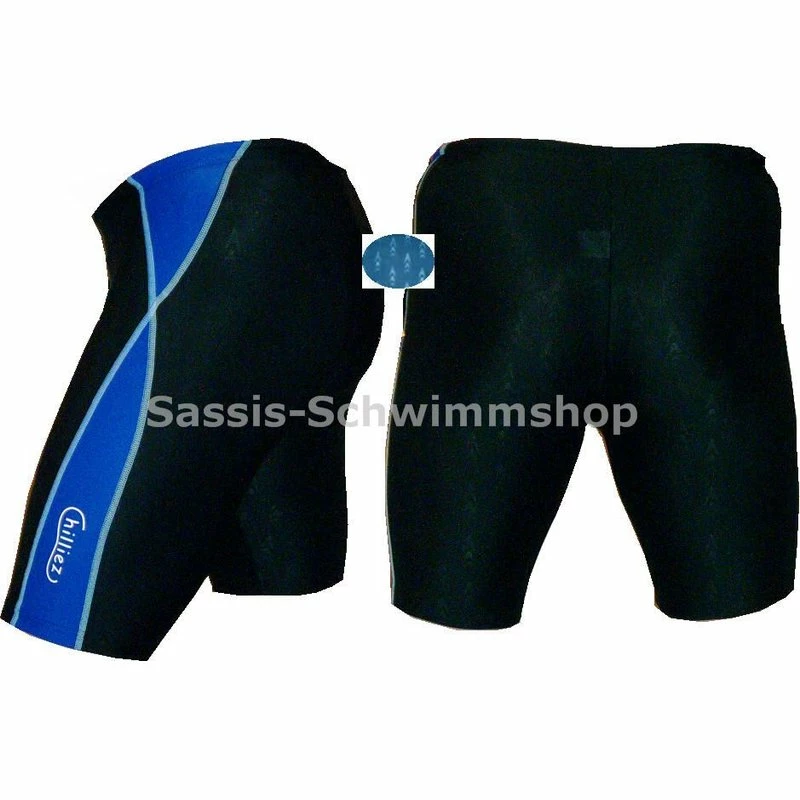 Chilliez Badehose TriShort Schwarz-blau 4 Chilliez Badehose TriShort Schwarz-blau – Bild 2