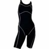 Chilliez Wettkampf Schwimmanzug Kneeskin Schwarz-weiß -ALL4SWIM Verkäufe Chilliez Wettkampf Schwimmanzug Kneeskin Sharkskin black re 549 01