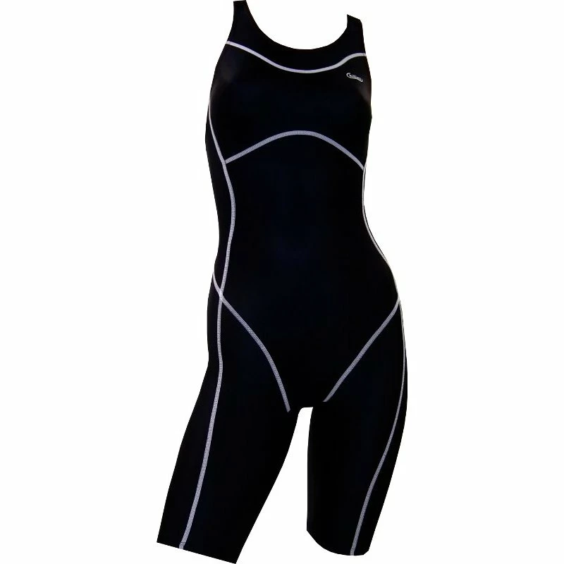 Chilliez Wettkampf Schwimmanzug Kneeskin Schwarz-weiß 3 Chilliez Wettkampf Schwimmanzug Kneeskin Schwarz-weiß