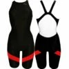 Chilliez Wettkampf Schwimmanzug Kneeskin Sharkskin Black & Red -ALL4SWIM Verkäufe Chilliez Wettkampf Schwimmanzug Kneeskin Sharkskin black ye 548 01