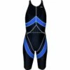 Chilliez Wettkampf Schwimmanzug Kneeskin Sharkskin Schwarz-blau 1 Chilliez Wettkampf Schwimmanzug Kneeskin Sharkskin Schwarz-blau -ALL4SWIM Verkäufe Chilliez Wettkampf Schwimmanzug Kneeskin Sharkskin blau 542 01