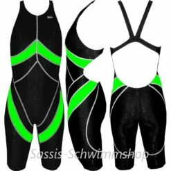 Chilliez Wettkampf Schwimmanzug Kneeskin Sharkskin Schwarz-grün 7 Chilliez Wettkampf Schwimmanzug Kneeskin Sharkskin Schwarz-grün -ALL4SWIM Verkäufe Chilliez Wettkampf Schwimmanzug Kneeskin Sharkskin schwarz g 545 03