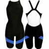 Chilliez Wettkampf Schwimmanzug Kneeskin Sharkskin Black & Blue 1 Chilliez Wettkampf Schwimmanzug Kneeskin Sharkskin Black & Blue -ALL4SWIM Verkäufe Chilliez Wettkampf Schwimmanzug Kneeskin Sharkskin schwarz g 546 01