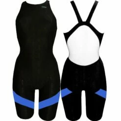 Chilliez Wettkampf Schwimmanzug Kneeskin Sharkskin Black & Blue
