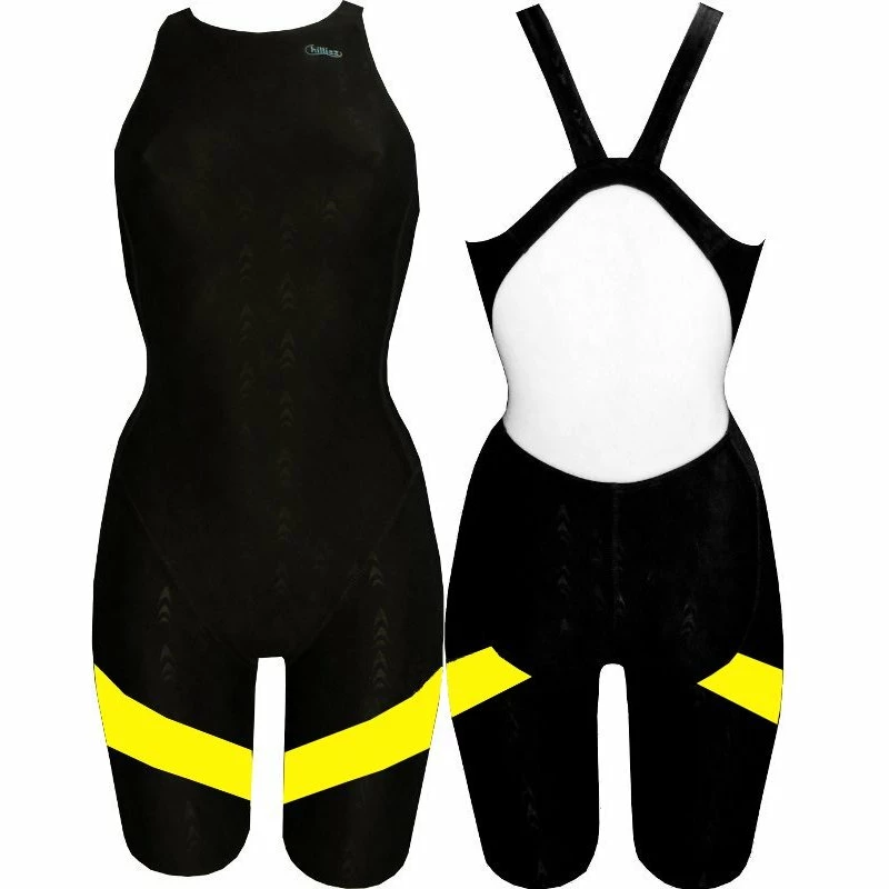 Chilliez Wettkampf Schwimmanzug Kneeskin Sharkskin Black & Yellow 3 Chilliez Wettkampf Schwimmanzug Kneeskin Sharkskin Black & Yellow