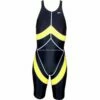 Chilliez Wettkampf Schwimmanzug Kneeskin Sharkskin Schwarz-gelb -ALL4SWIM Verkäufe Chilliez Wettkampf Schwimmanzug Kneeskin Sharkskin schwarz o 544 01