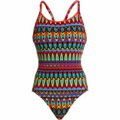 Funkita Damen Badeanzug Fire Tribe Diamond Back