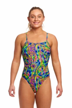 Funkita Damen Badeanzug Spin The Bottle Single Strap -ALL4SWIM Verkäufe Funkita Damen Badeanzug Jungle Town Single Strap 857 02