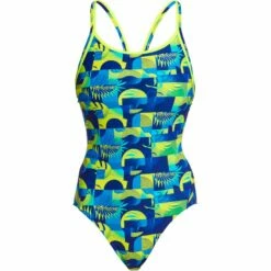 Funkita Damen Badeanzug Magnum Pi Diamond Back