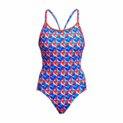 Funkita Damen Badeanzug Out Foxed Diamond Back