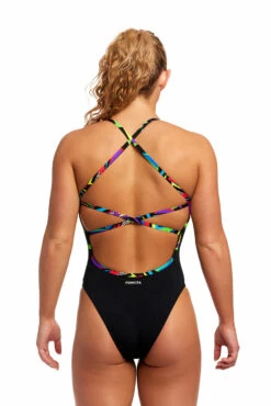 Funkita Damen Badeanzug Beat It Black Strapped In -ALL4SWIM Verkäufe Funkita Damen Badeanzug Rain Down Strapped In 860 03