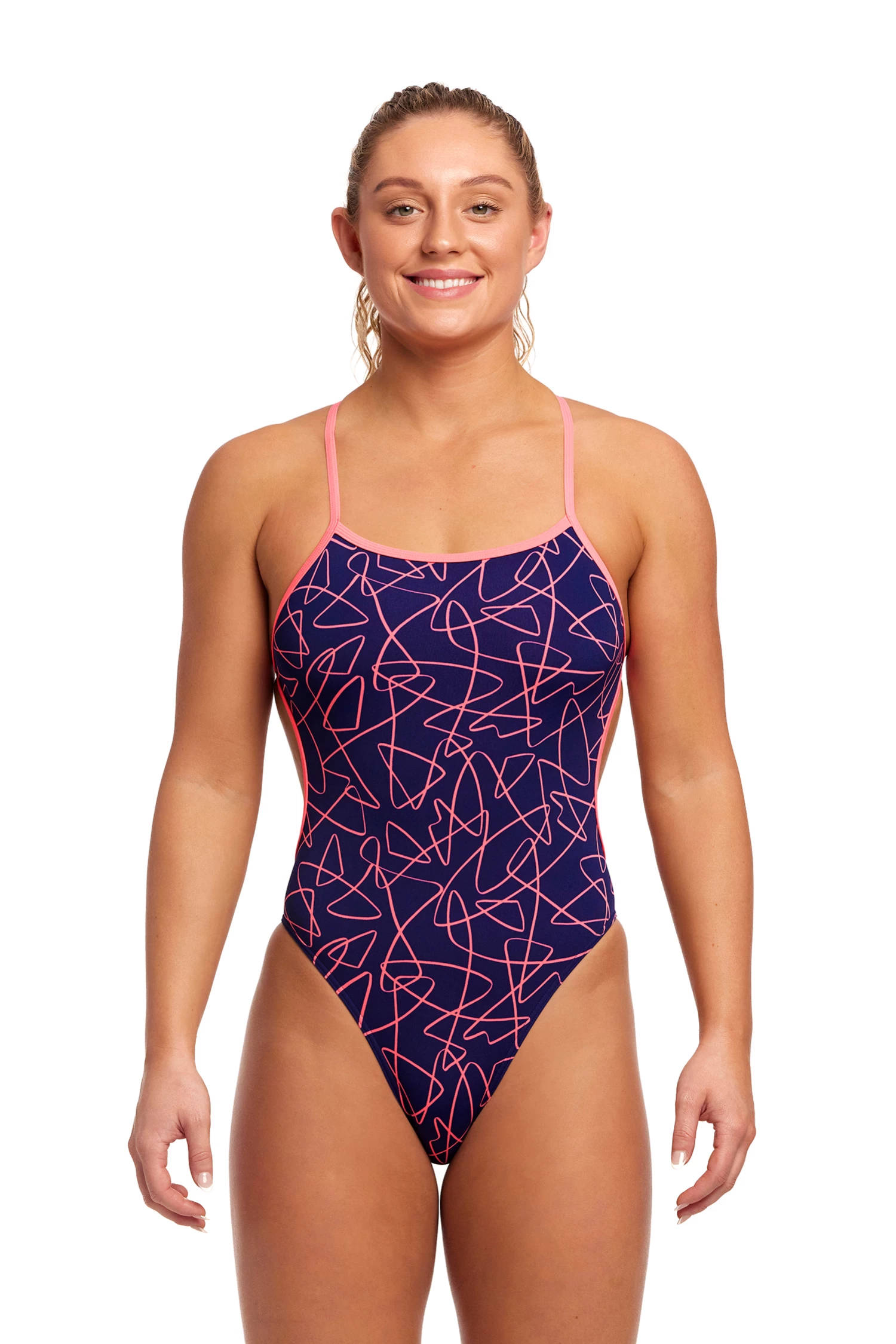 Funkita Damen Badeanzug Serial Texter Twisted 4 Funkita Damen Badeanzug Serial Texter Twisted – Bild 2