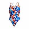 Funkita Damen Badeanzug Wet Paint Diamond Back -ALL4SWIM Verkäufe Funkita Damen Badeanzug Wet Paint Diamond Back 854 01