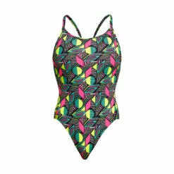 Funkita Damen Badeanzug Dot Matrix Diamond Back