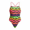 Funkita Damen Badeanzug Worm Burner Tie Me Tight -ALL4SWIM Verkäufe Funkita Damen Badeanzug Worm Burner Tie Me Tight 805 01