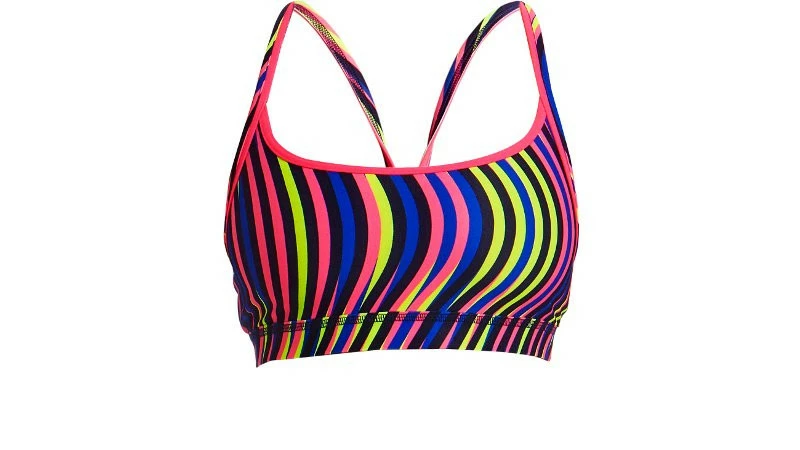 Funkita Damen Bikini Oberteil Top Squiggle Piggle 3 Funkita Damen Bikini Oberteil Top Squiggle Piggle