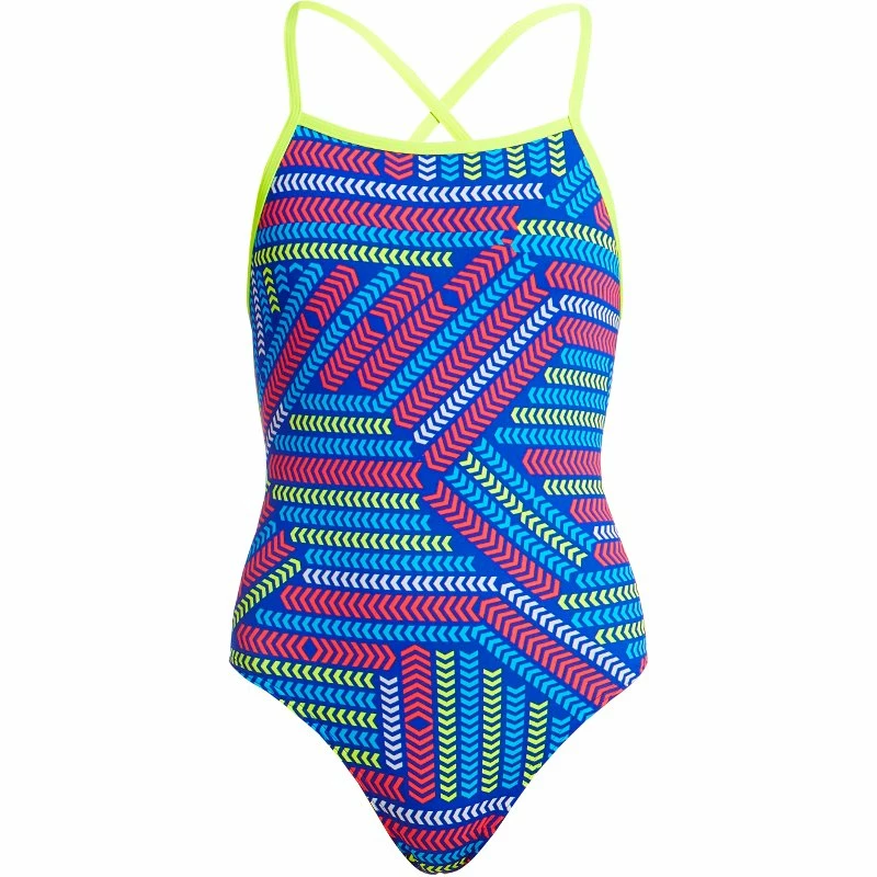 Funkita Mädchen Badeanzug Chain Reaction Strapped In 3 Funkita Mädchen Badeanzug Chain Reaction Strapped In