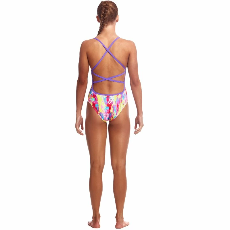 Funkita Mädchen Badeanzug Splat Stat Strapped In 5 Funkita Mädchen Badeanzug Splat Stat Strapped In – Bild 3