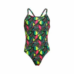 Funkita Mädchen Badeanzug Dot Matrix Diamond Back