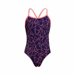 Funkita Mädchen Badeanzug Serial Texter Twisted