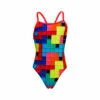 Funkita Mädchen Badeanzug Blocked Single Strap -ALL4SWIM Verkäufe Funkita Mdchen Badeanzug Spin The Bottle Single Strap 845 01