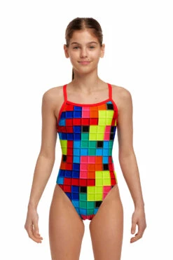 Funkita Mädchen Badeanzug Blocked Single Strap 6 Funkita Mädchen Badeanzug Blocked Single Strap -ALL4SWIM Verkäufe Funkita Mdchen Badeanzug Spin The Bottle Single Strap 845 02