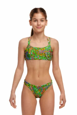 Funkita Mädchen Bikini Minty Mixer Criss Cross -ALL4SWIM Verkäufe Funkita Mdchen Bikini Minty Mixer Criss Cross 846 02