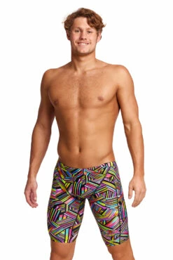 Funky Trunks Jammer Herren Strip Straps Badehose -ALL4SWIM Verkäufe Funky Trunks Jammer Herren Blocked Badehose 875 02