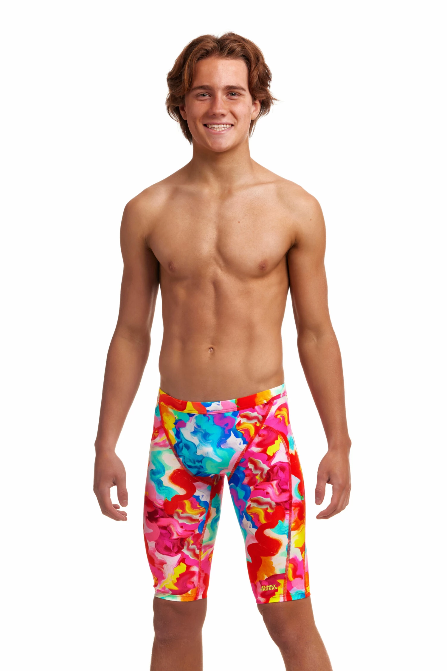 Funky Trunks Jammer Jungen Messy Monet Badehose 4 Funky Trunks Jammer Jungen Messy Monet Badehose – Bild 2