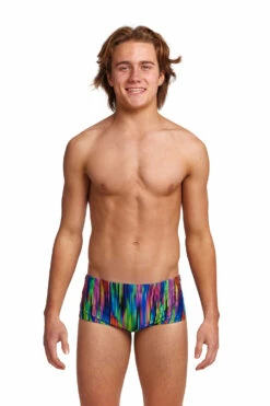 Funky Trunks Trainer Jungen Rain Down Badehose -ALL4SWIM Verkäufe Funky Trunks Trainer Jungen Block Chain Badehose 861 02