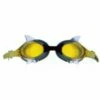 Kinder Schwimmbrille Grau-gelb Mit Flossenmotiv -ALL4SWIM Verkäufe Kinder Schwimmbrille gelb mit Flossenmotiv 582 01