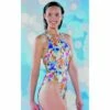 Maru Damen Badeanzug Splash Sparkle Tek Back Glänzend -ALL4SWIM Verkäufe Maru Badeanzug Splash Sparkle Tek Back glaenzend 227 01