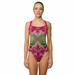 Maru Damen Badeanzug Whirled Away Flip Back