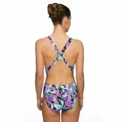 Maru Damen Badeanzug ORIGAMI Pacer Vault Back -ALL4SWIM Verkäufe Maru Damen Badeanzug Mercury Rising Vault Back 644 02