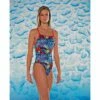 Maru Damen Badeanzug Scribble Pacer Vision Back -ALL4SWIM Verkäufe Maru Damen Badeanzug Tropical Splish Back 637 01