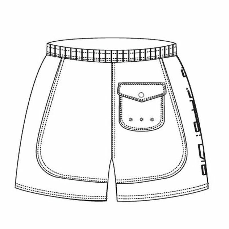 Maru Herren Badeshort SONAR 17" Red 4 Maru Herren Badeshort SONAR 17" Red – Bild 2