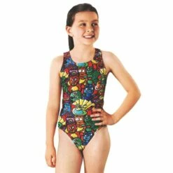 Maru Mädchen Badeanzug DIZZEE Glitzer