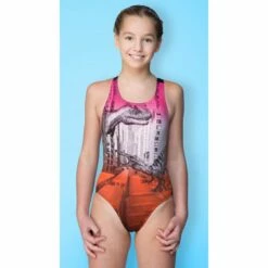 Maru Mädchen Badeanzug DINO