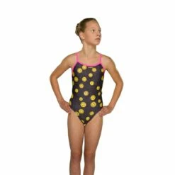 Maru Mädchen Badeanzug JEANIUS Smiley